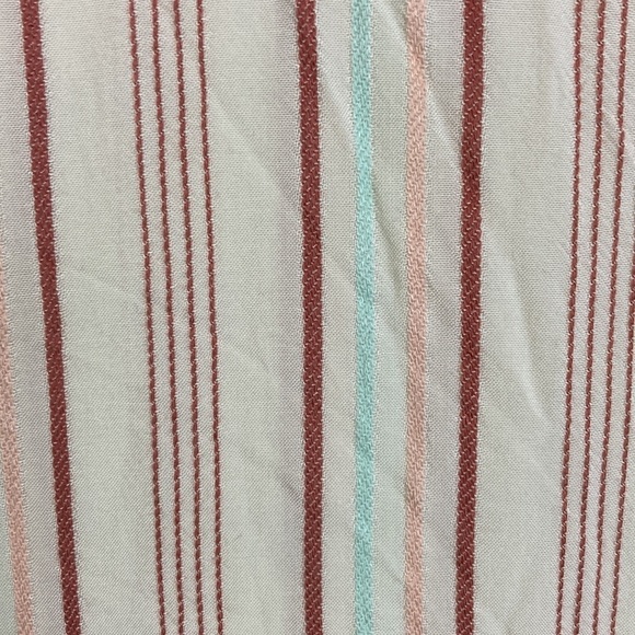 Tavik Gia Cover-Up Midi Dress Multi Stripe Button Detail XS Swim Vacation Boho - Picture 9 of 16